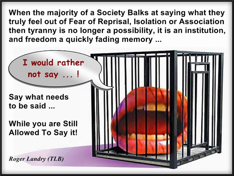 Say what needs to be said 01