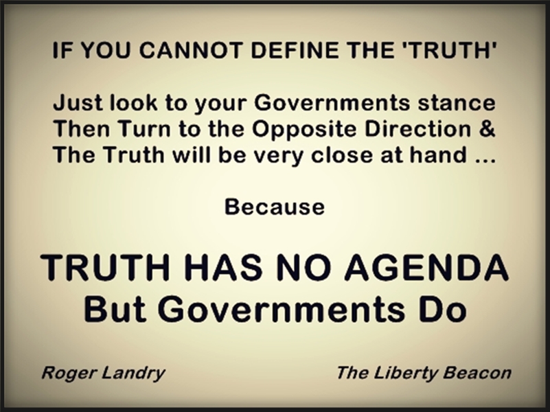 Truth has no agenda 01