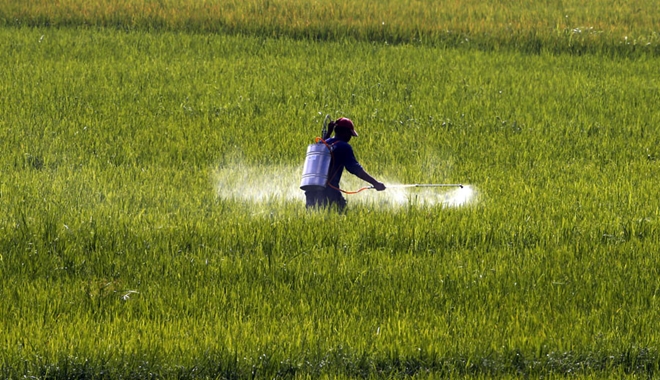 man spraying field 4 21 16