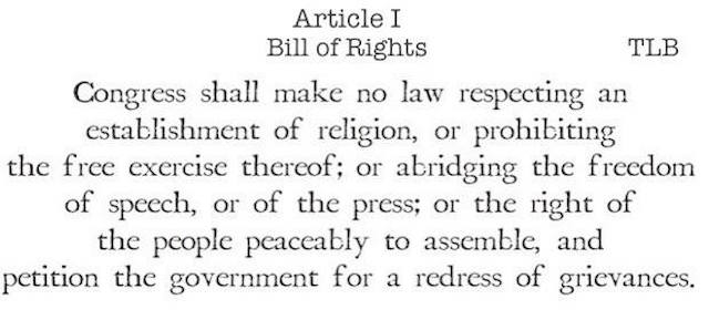 ARTICLE I-BILL OF RIGHTS-PHOTO