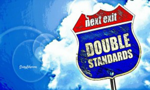 double-standards