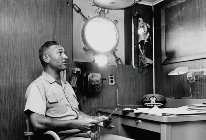Cdr. McGonagle in his cabin on board USS Liberty June 1967 924x630 1 Israel’s Uprovoked and Unanswered Attack on the USS Liberty